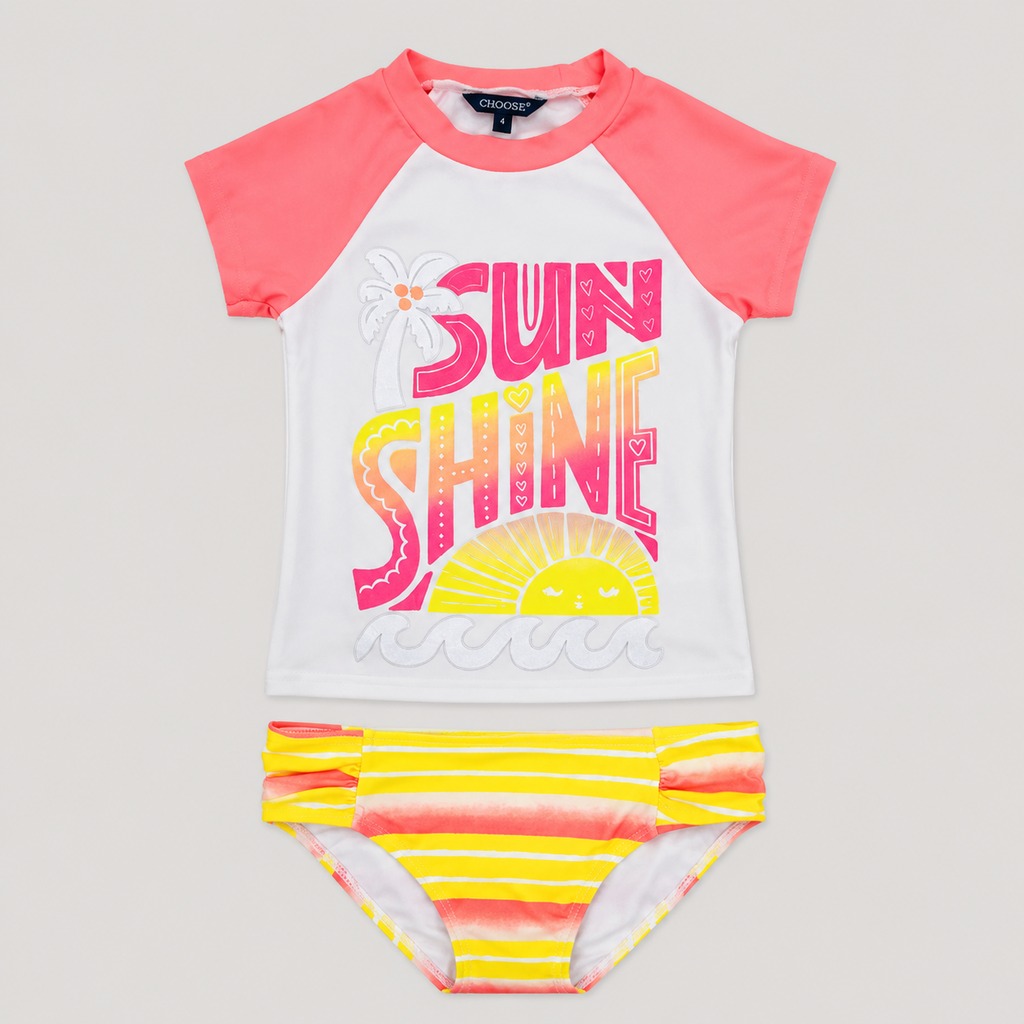 Girl’s Rash Guard Set SUNSHINE – OEM Children’s Rashguard Set Manufacturer | Northern Garment