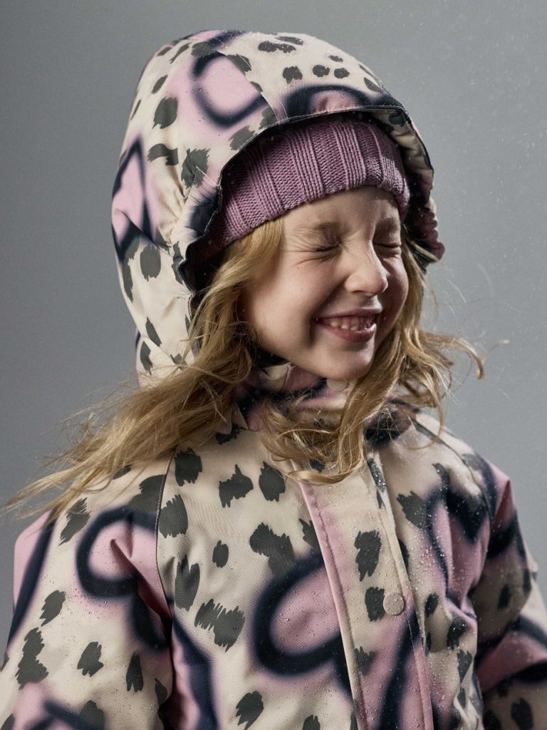 Girls Pink Hearts Leopard Print Puffer Jacket – OEM Girls Puffer Jacket Manufacturer | Northern Garment