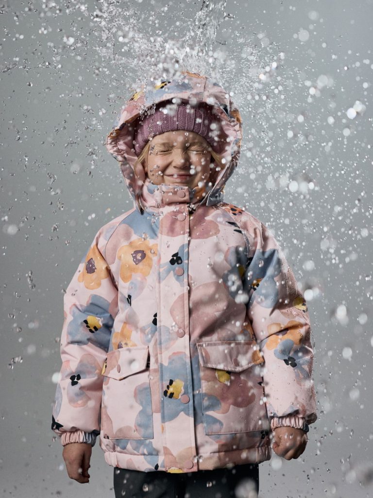 Girls Pink Floral Puffer Jacket – OEM Girl’s Puffer Jacket Manufacturer | Northern Garment