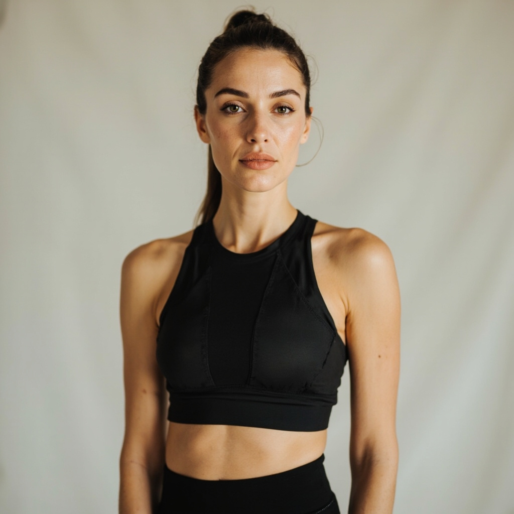 Cropped Performance Sports Bra