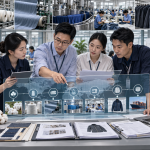 Asian apparel compliance team mapping material and factory traceability for an outerwear supply chain in China